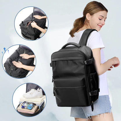 Vacuum Backpack Travel Bag for Men Large Capacity airback Backpack Business