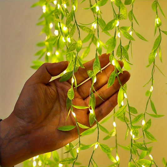 2 M 20 Light Always on Battery Box Willow Curtain Lamp Decorative