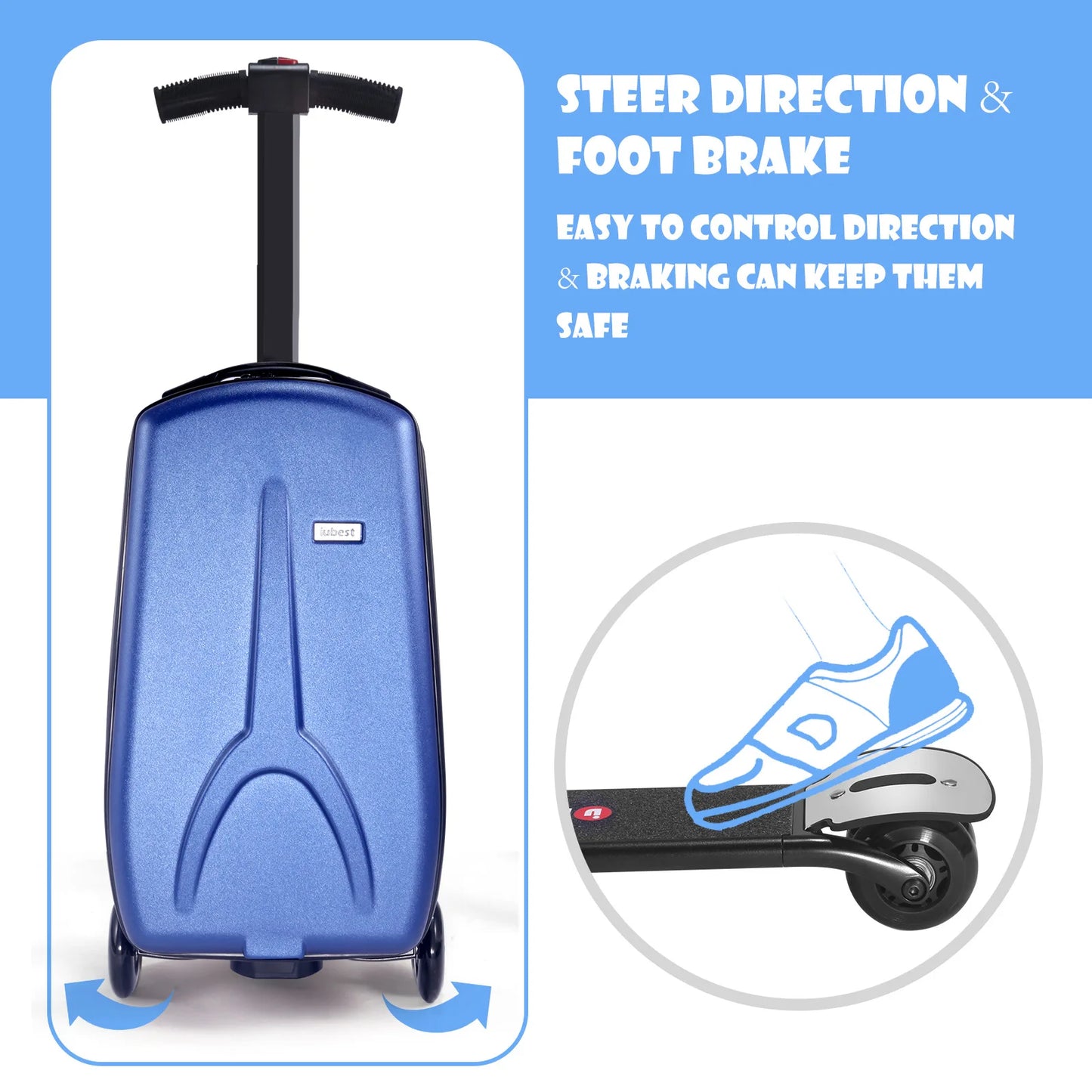 Patinete de ciclismo para niños, nuevo, desmontable, con una sola llave, plegable, para estudiantes
