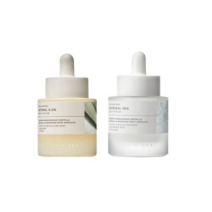 Ampola Coreana de Centelha Asiática com Retinol e Matrixyl para o Cuidado dos Poros e Anti-rugas