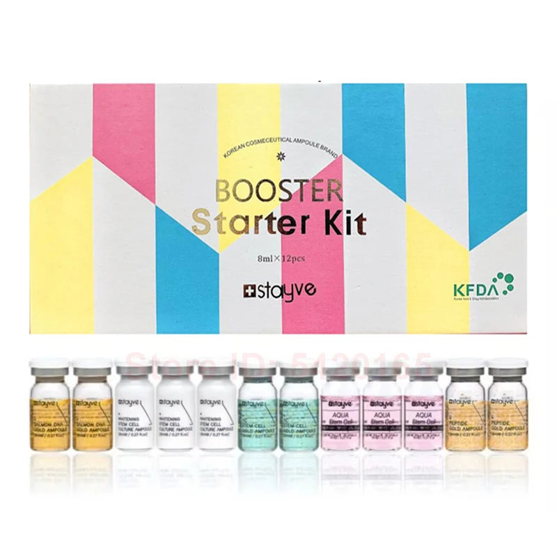 Kit de Iniciação para Iniciantes Stayve BB Cream Glow Original Coreano com Niacinamida/Centella Asiática/Polipeptídeo