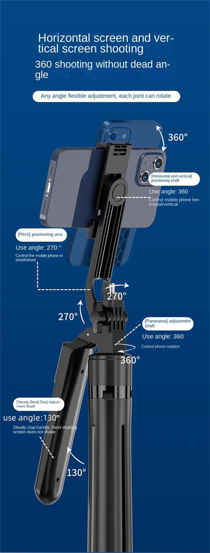 COOL DIER New Tripod for Smartphone Camera,Tripods Stand with Bluetooth shutter