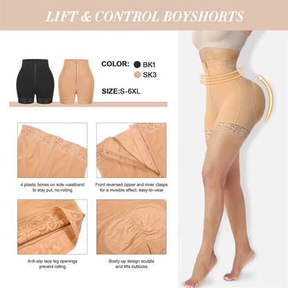 Fajas Colombianas Waist Trainer Butt lifter Body Shapewear Corset Push Up High Waist
