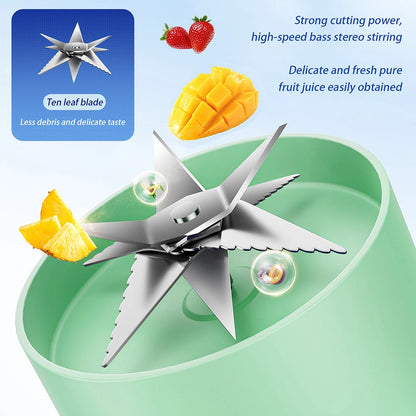 Exprimidor de frutas portátil, eléctrico, de gran capacidad, para batidos, de preparación rápida, apto para producción de jugos.