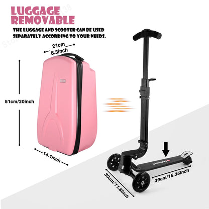 Patinete de ciclismo para niños, nuevo, desmontable, con una sola llave, plegable, para estudiantes