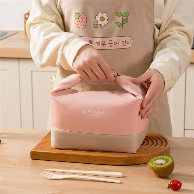 Portable Lunch Bags Outdoor Picnic Bag Insulated Bento Bags