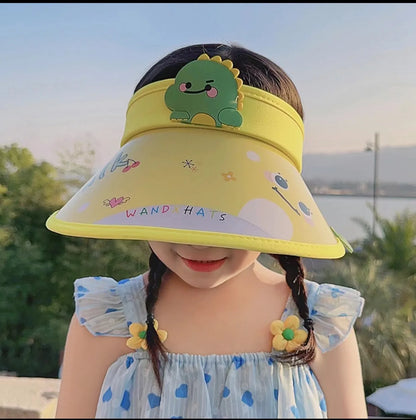 Children's Summer Sun Hat with Fan Sun Protection