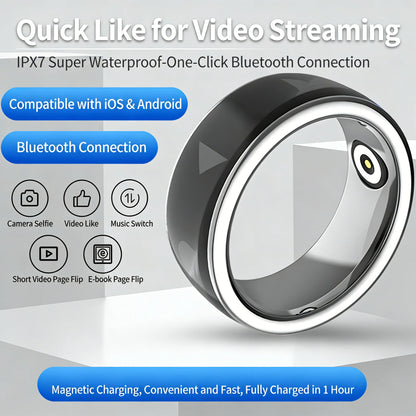 Ring Mouse Multifunctional Remote Control TikTok Youtube Browsing E-book Page