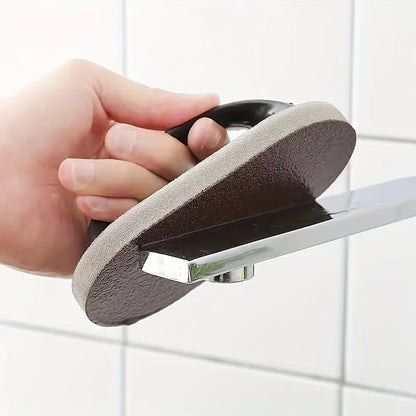 Iron Rust Removal Emery Sponge Wipe, Reusable And Washable Scrub Brush