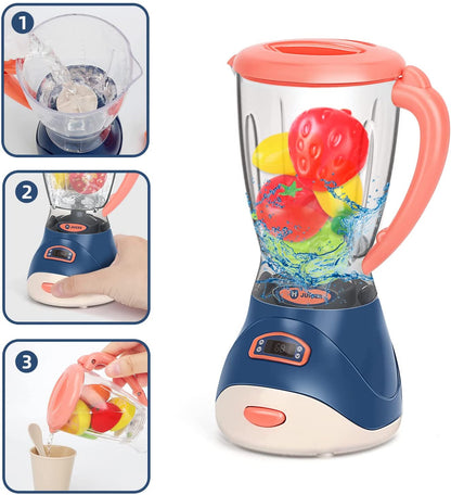 Mini Household Appliances Kitchen Toys, Pretend Play Set with Coffee Maker Blender
