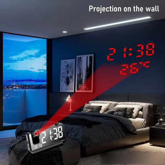 Ceiling Projection Clock Wireless Clocks Projection On Ceiling Wall 180 Degree Rotatable