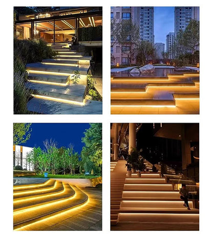 Solar LED Neon Strip Light 5m 10m DC 24V 120LED/m 2835 Flexible Lights 6x12mm Waterproofof