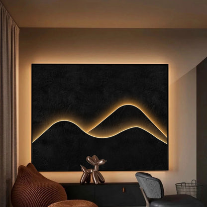 Black Silicone Tube Neon Light LED Strip with RF Remote Control/Sweep Motion/Touch Sensor