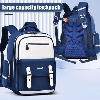Kids Ergonomic School Bag Large Capacity Backpack for Primary School