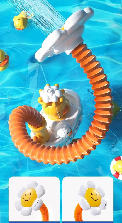 Baby Bath Toy Clouds Duck Model Bathing Cute Swimming Water Game