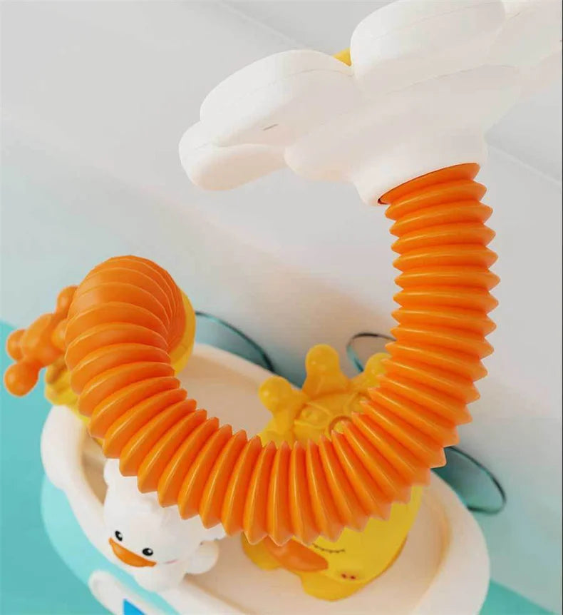 Baby Bath Toy Clouds Duck Model Bathing Cute Swimming Water Game