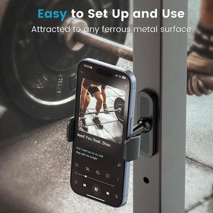 Tenmtoo Gym Magnetic Phone Holder 360 Adjustable Stand for MagSafe