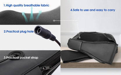 U Shape Deep Kneading Electric Massage Pillow For Neck Waist Leg Body