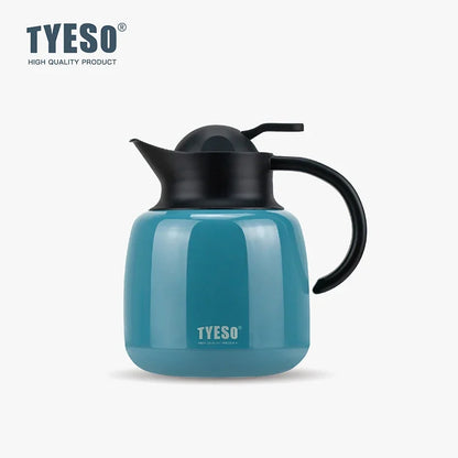 Tyeso Pumpkin-Shaped Thermos Steel Insulated Tea Infuser Hot Cold Water Bottle