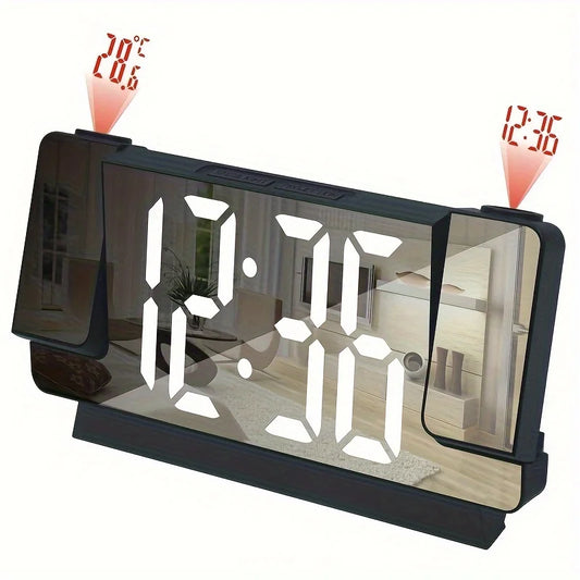 double projection clock LED clock Alarm Clock Digital clock 12/24H