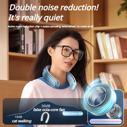 Portable Neck Fan 10000mAh Rechargeable Fan