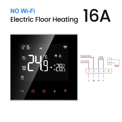 AVATTO Tuya WiFi Smart Thermostat, Electric Floor Heating Water/Gas Boiler Temperature