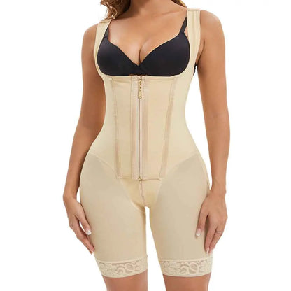 Fajas Colombianas Post Tummy Shapers Women Fully Body Shaper Waist Trainer Firm High