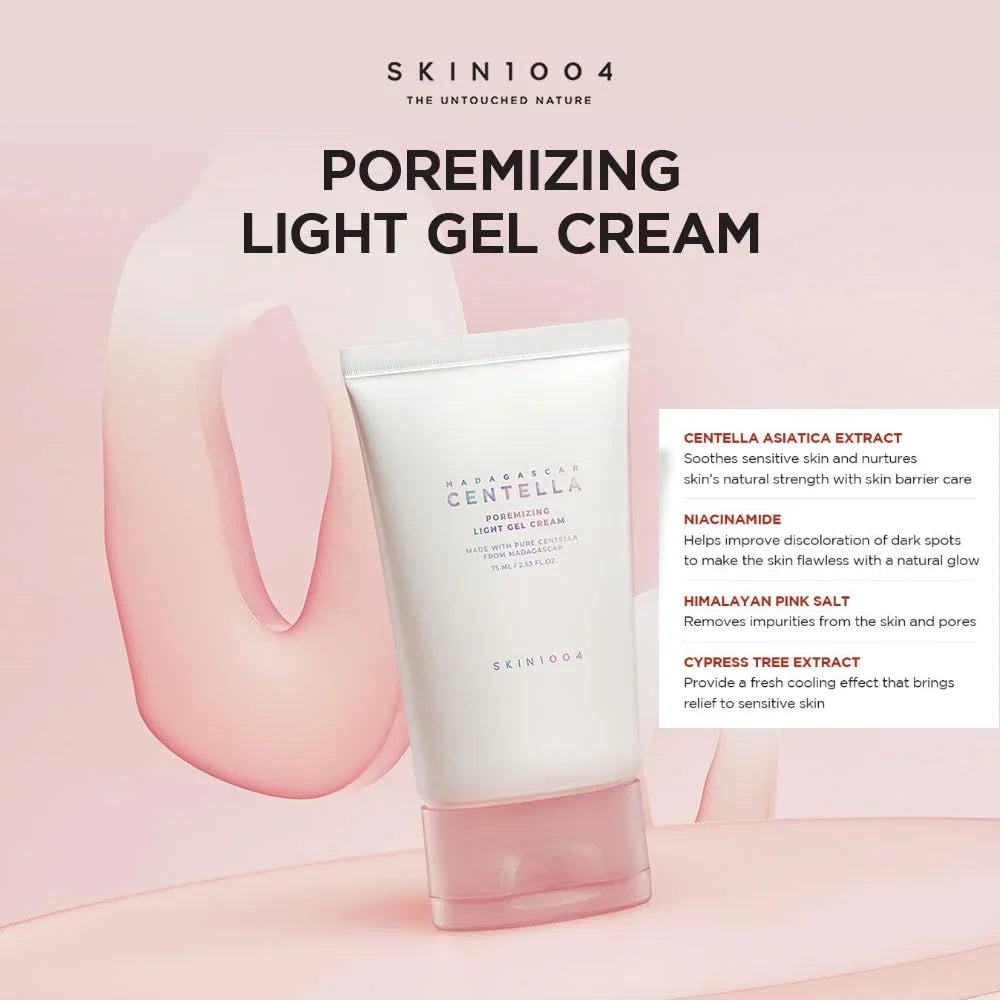 Suero facial tónico con ampolla de sal rosa fresca de productos originales de Centella coreana