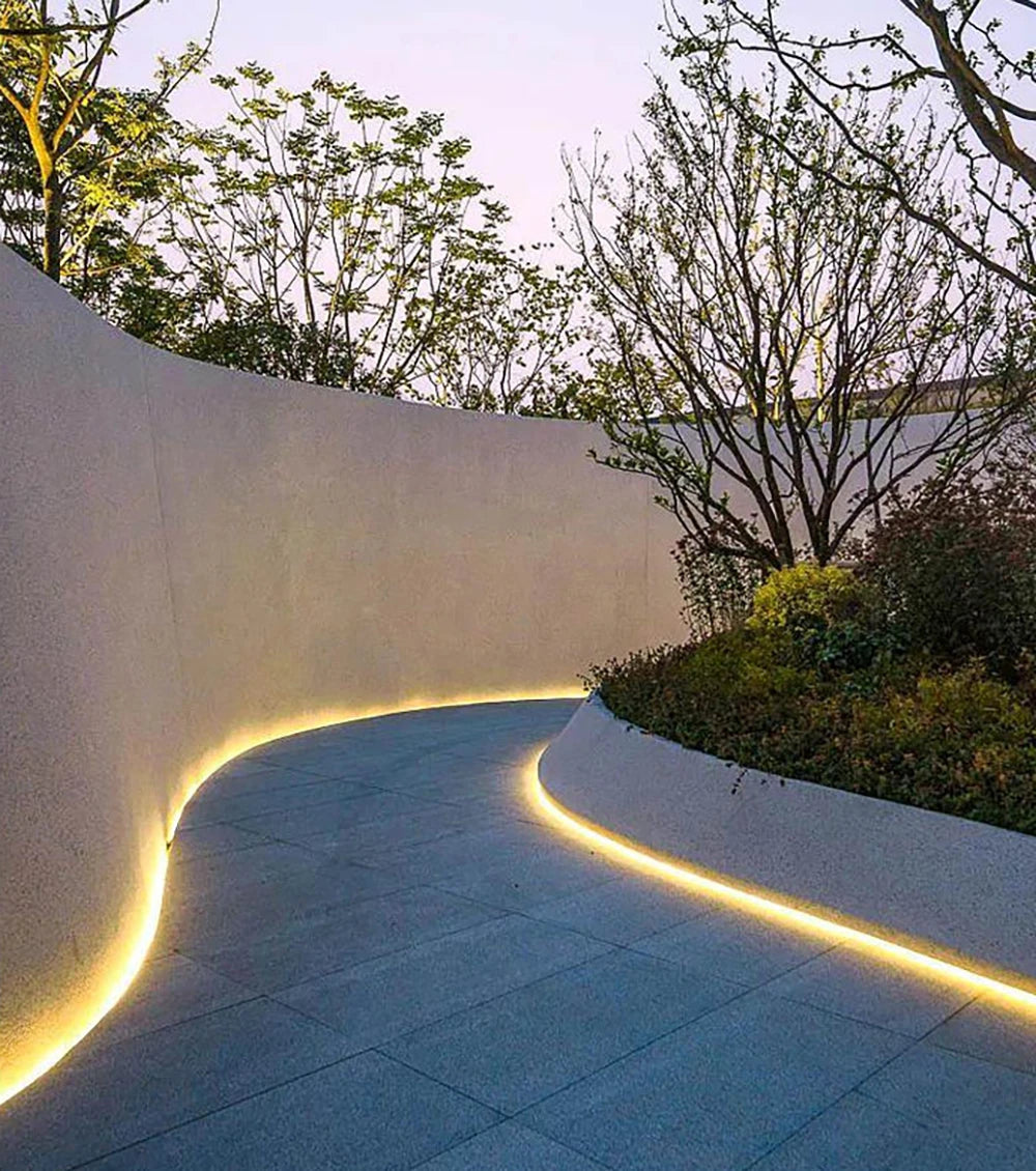 Solar LED Neon Strip Light 5m 10m DC 24V 120LED/m 2835 Flexible Lights 6x12mm Waterproofof