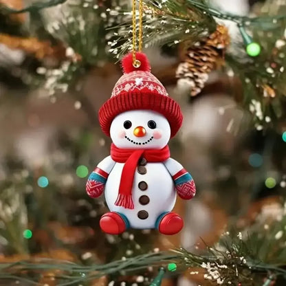 New Christmas Tree Decoration Pendant Multifunction Acrylic Durable Material