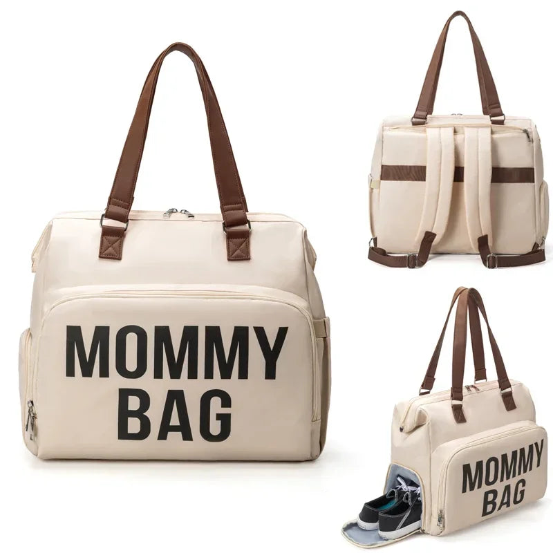 Baby Diaper Bag Three-piece Set Maternity Backpack Handbag