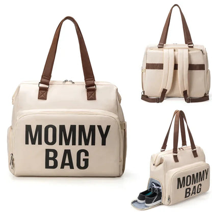 Baby Diaper Bag Three-piece Set Maternity Backpack Handbag