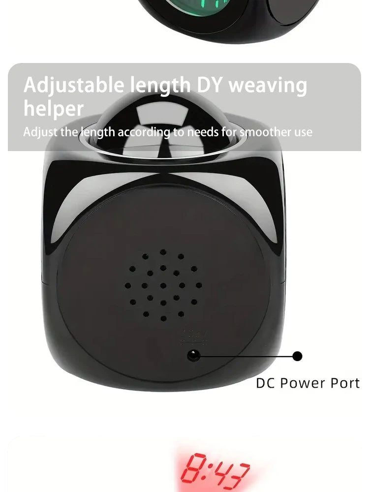Multi-function Projection Chime Clock LED Light Projection