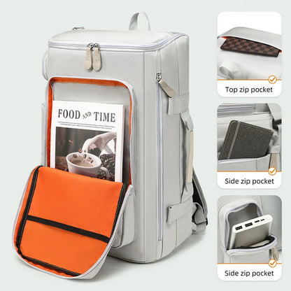 Travel Backpack Business Bag Wet and Dry Separation Shoulder Bags Multi-compartment