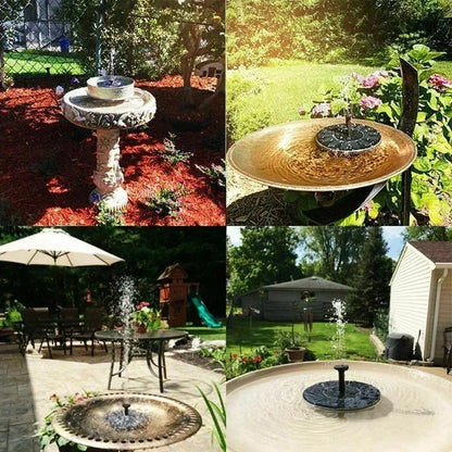 Solar Fountain Pump Floating Solar Panel Bird Baths Water Fountain
