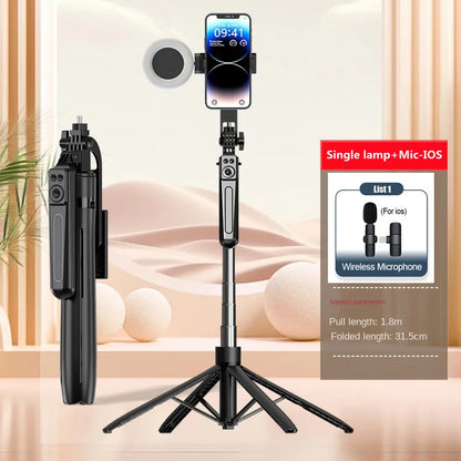 COOL DIER New Tripod for Smartphone Camera,Tripods Stand with Bluetooth shutter