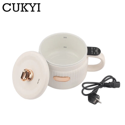 Olla arrocera inteligente portátil sartén eléctrica fideos taza hirviendo olla caliente