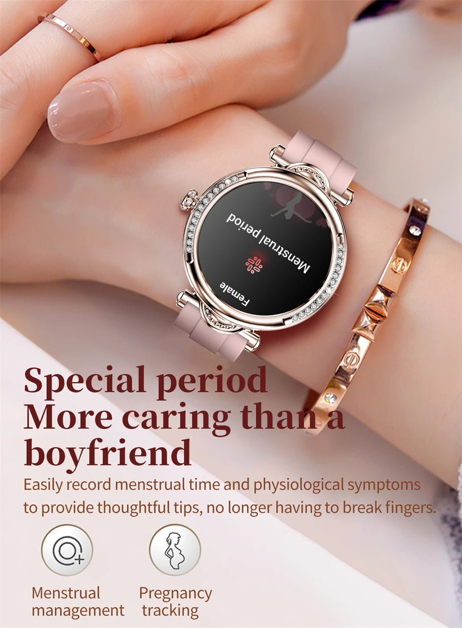 For Xiaomi Android Fashion Women Smart Watch 360*360 HD Screen