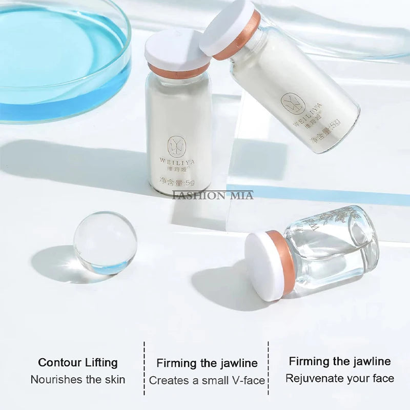 Kit de Máscara Facial Refirmante com Peptídeos de Colagénio Coreano para Lifting em V