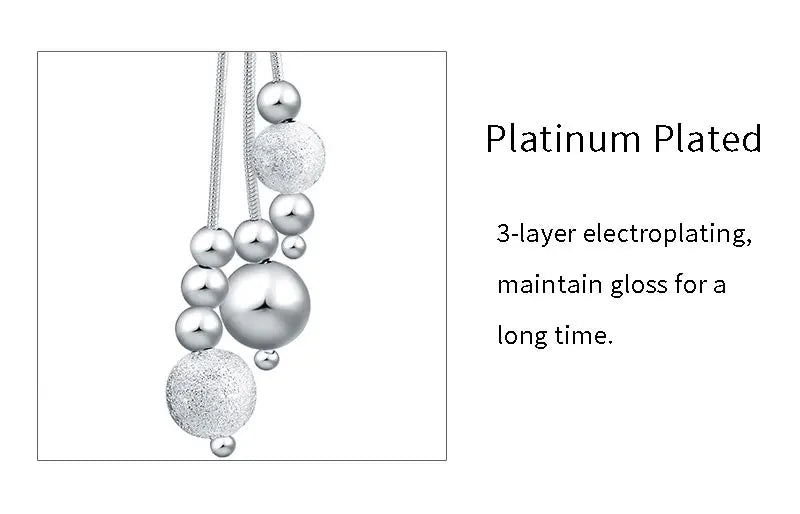 Elegant Classic Blue Zirconia 925 Silver Jewelry Set