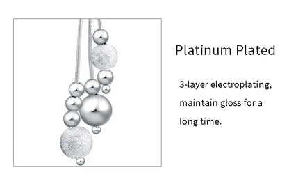 Elegant Classic Blue Zirconia 925 Silver Jewelry Set