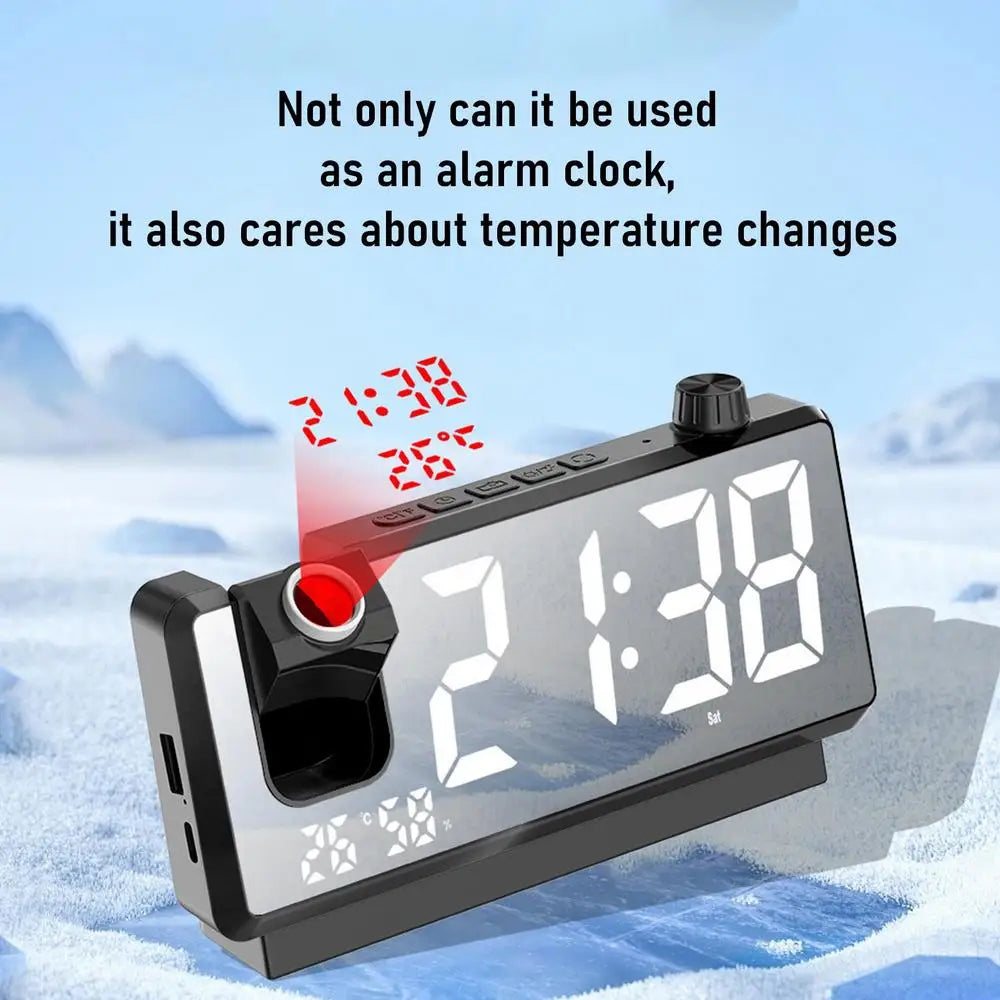 Ceiling Projection Clock Wireless Clocks Projection On Ceiling Wall 180 Degree Rotatable