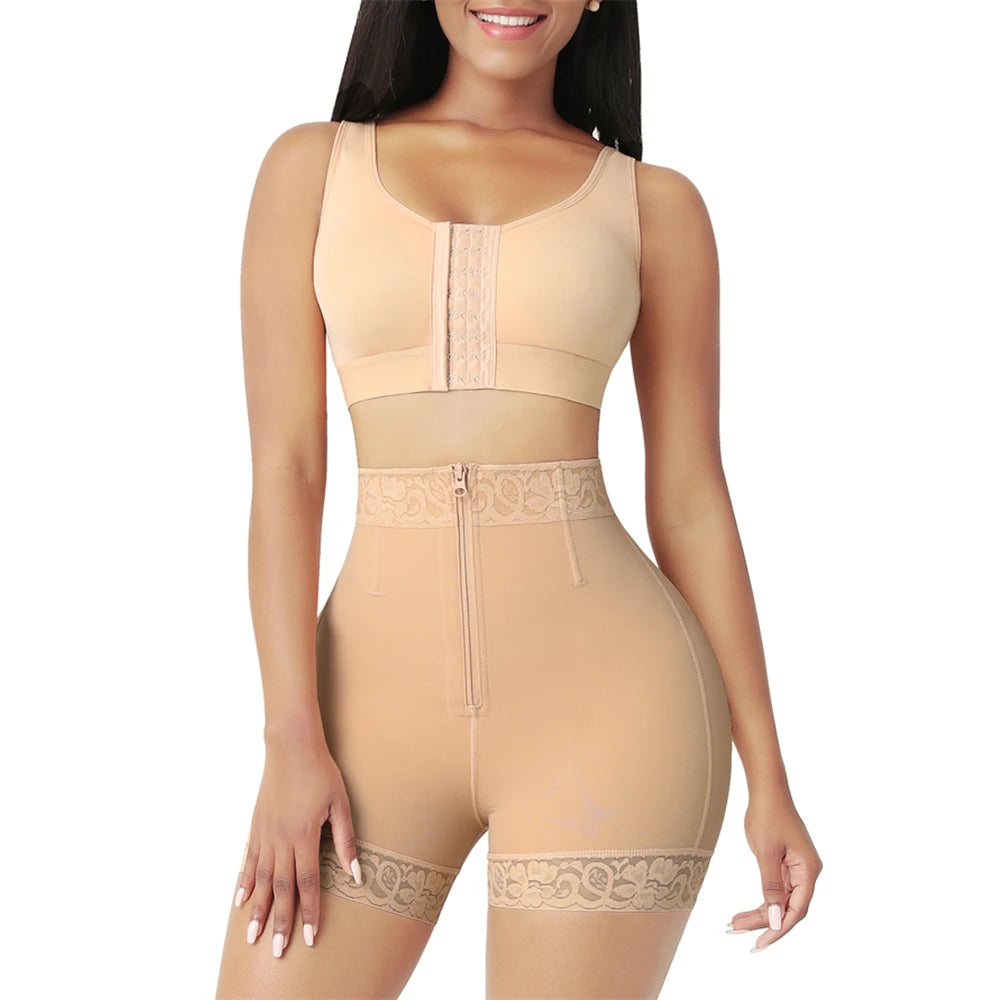Fajas Colombianas Waist Trainer Butt lifter Body Shapewear Corset Push Up High Waist