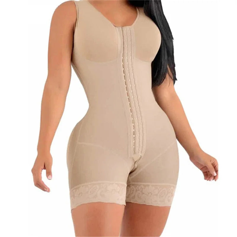 Cincher High Compression Short Girdle With Brooches Bust For Daily And Post-Surgical