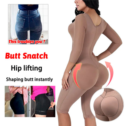 Full Body Colombian Girdles Shaper High Compression Bodysuits Postoperative