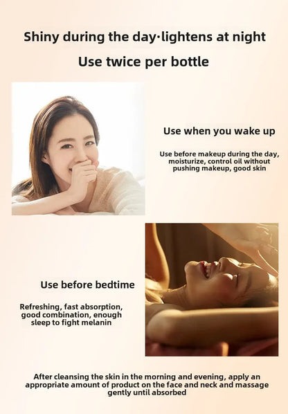 As ampolas faciais antirrugas de astaxantina removem manchas escuras e clareiam a melanina.