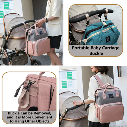 Mommy Bag: Lightweight Portable Folding Crib Travel Backpack