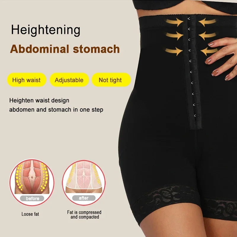 Fajas Colombianas Butt Lifter Shapewear High Waist Tummy Control Panties