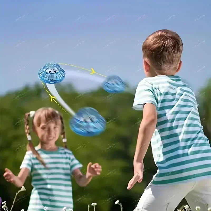Flying Orb Boomerang Ball LED Lights Flying Spinner Drone Magic Ball