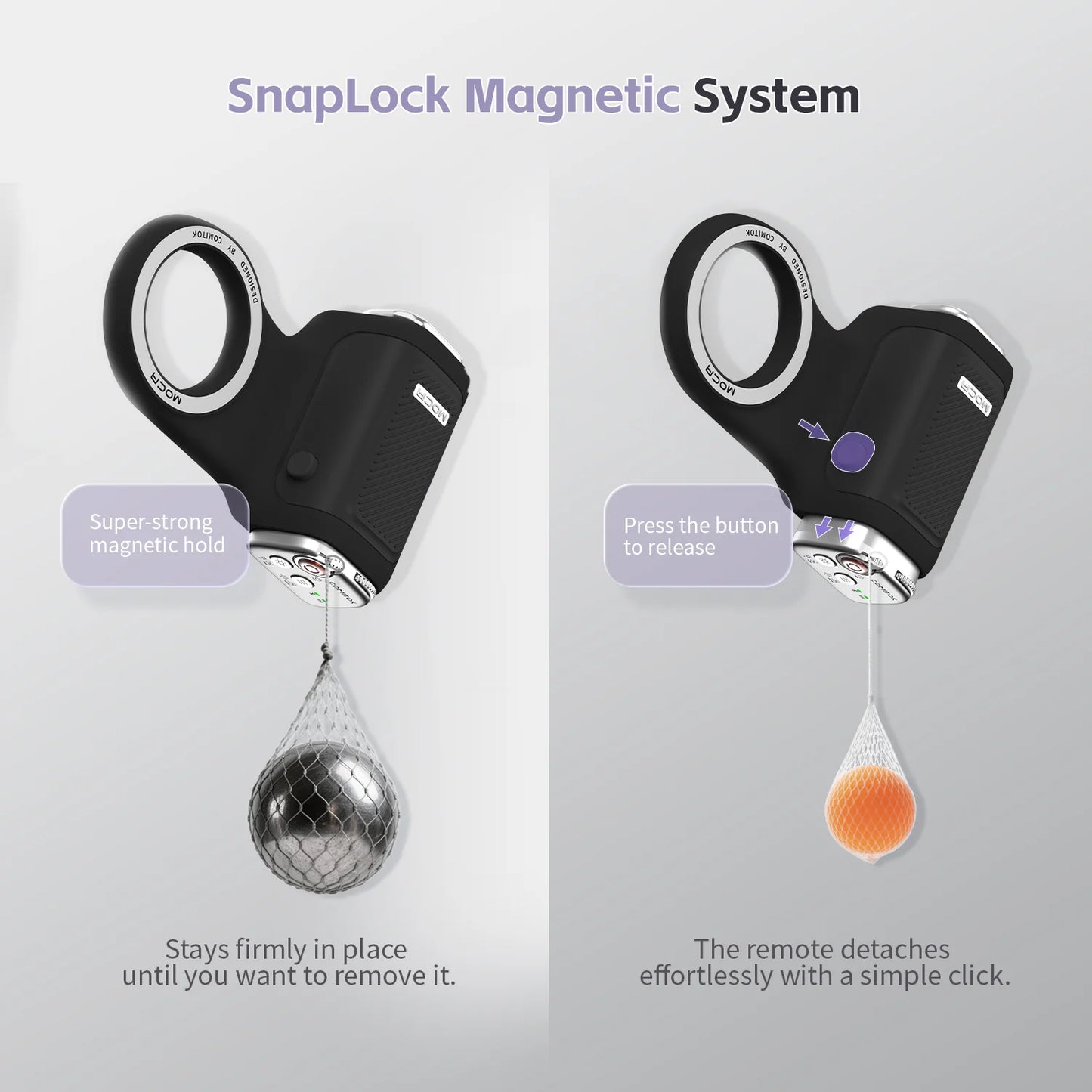 Soporte magnético para teléfono COMITOK con control remoto y mango portátil para fotografía